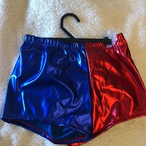 Harley Quinn Costume Shorts Spandex